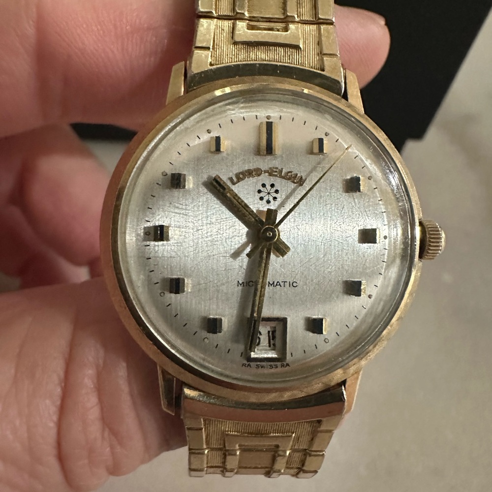 Lord Elgin Mens Watch 10KT Gold